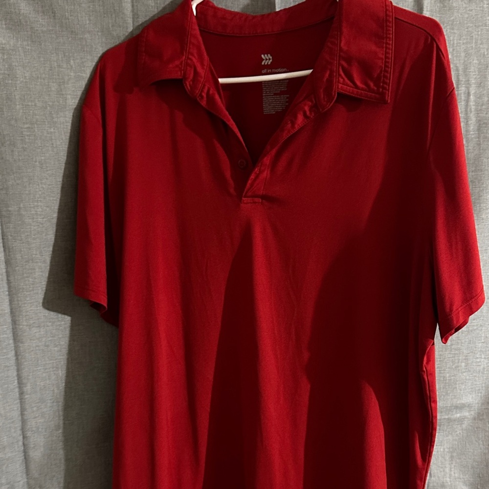 All in Motion Deep Red Polo Shirt
